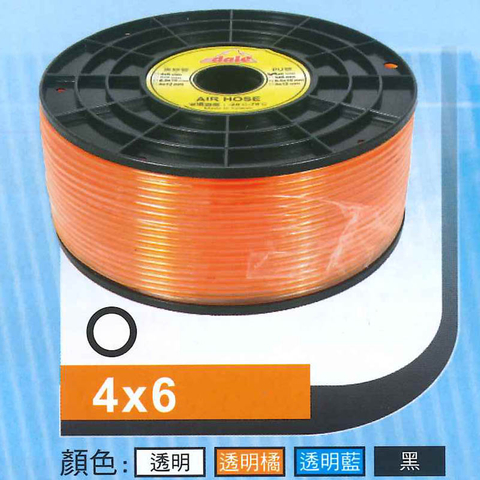 AA級PU空壓軟管整捲4x6