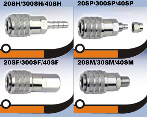 單手操作快速接頭