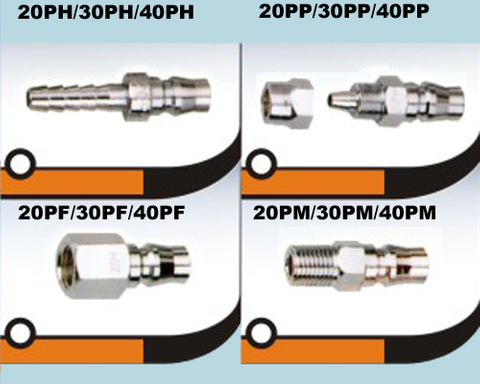 雙手操作快速接頭